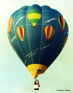G-WHOW hot air balloon, a Thunder AX7-65, added to the archive 7 September 2026. Photograph by Mel Kirby