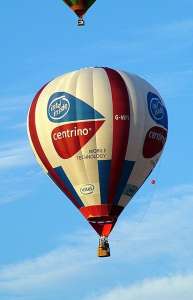 G-WIFI hot air balloon, a Cameron Z-90. Photograph by G Bann