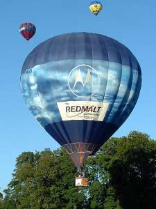 G-WNGS hot air balloon, a Cameron N-105. Photograph by G Bann