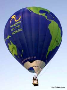 G-WOTW hot air balloon, an Ultramagic M-77, added to the archive 7 September 2026. Photograph by G Bann