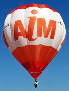 G-XAIM hot air balloon, an Ultramagic H-31. Photograph by Ultramagic Balloons