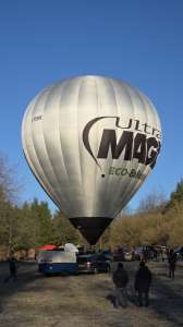G-YSHK hot air balloon, an Ultramagic M-105. Photograph by Dave