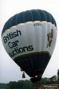 G-ZBCA hot air balloon, added to the archive 27 August 2026. Photograph by G Duke