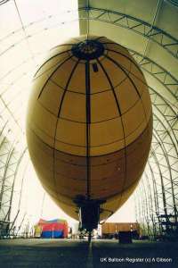 G-ZEPY hot air balloon, added to the archive 27 August 2026. Photograph by A Gibson