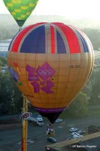 G-ZOIZ hot air balloon, added to the archive 27 August 2026. Photograph by JEM Ballooning