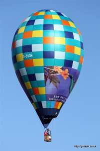 G-ZOOH hot air balloon, a Balony Kubicek SPOL. S R.O. BB20XR. Photograph by Balloon Spotters Archive
