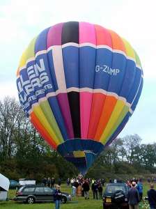 G-ZUMP hot air balloon, a Cameron N-77, added to the archive 7 September 2026. Photograph by Balloon Spotters Archive