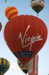 G-ZVBF hot air balloon, a Cameron A-400. Photograph by Andrew Garrett