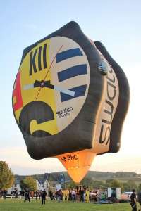 HB-BHC hot air balloon. Photograph by G Bann