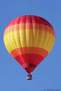 HB-QAU hot air balloon. Photograph by G Bann