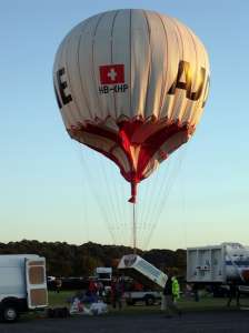 HB-QHP hot air balloon. Photograph by G Bann