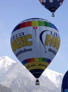 HB-QJY hot air balloon. Photograph by G Bann