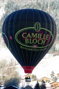 HB-QLG hot air balloon. Photograph by G Bann