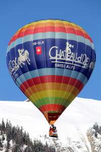 HB-QLR hot air balloon. Photograph by G Bann