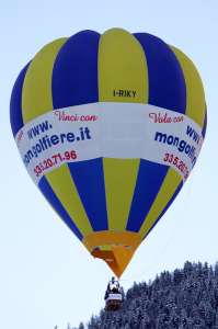 I-RIKY hot air balloon. Photograph by G Bann