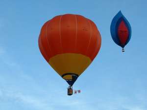 JA-A0018 hot air balloon. Photograph by G Bann