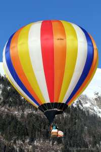 JA-A1180 hot air balloon. Photograph by G Bann