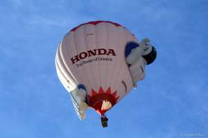 JA-A1242 hot air balloon. Photograph by G Bann