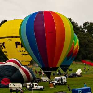 JA-A1581 hot air balloon. Photograph by Dave
