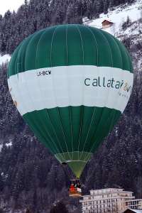 LX-BCW hot air balloon. Photograph by G Bann