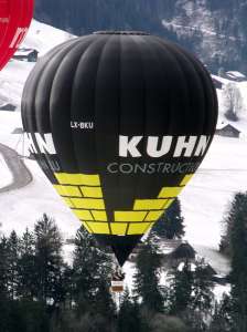 Kuhn hot air balloon LX-BKU, added to the archive 7 September 2026. Photograph by G Bann