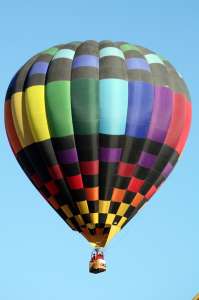 N105BM hot air balloon, added to the archive 7 September 2026. Photograph by G Bann