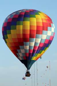 N105ZT hot air balloon, added to the archive 7 September 2026. Photograph by G Bann