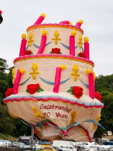 Cake hot air balloon N122FP
