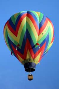 N1524V hot air balloon, added to the archive 7 September 2026. Photograph by G Bann