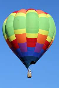 N1997W hot air balloon, added to the archive 7 September 2026. Photograph by G Bann