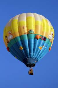N2208F hot air balloon, added to the archive 7 September 2026. Photograph by G Bann