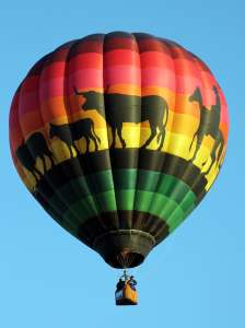 N2580Y hot air balloon, added to the archive 7 September 2026. Photograph by G Bann