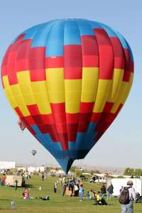 N3011P hot air balloon, added to the archive 7 September 2026. Photograph by G Bann