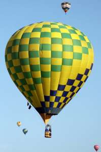 N3021P hot air balloon, added to the archive 7 September 2026. Photograph by G Bann