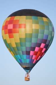 N3126B hot air balloon, added to the archive 7 September 2026. Photograph by G Bann