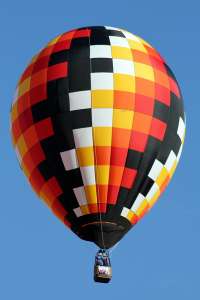 N3182A hot air balloon, added to the archive 7 September 2026. Photograph by G Bann