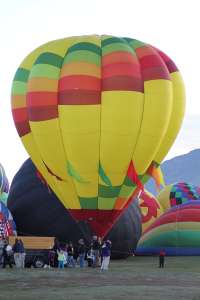 N4509P hot air balloon, added to the archive 7 September 2026. Photograph by G Bann