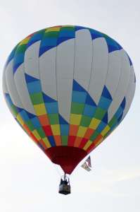 N518KW hot air balloon, added to the archive 7 September 2026. Photograph by G Bann