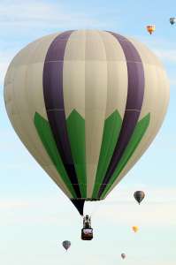 N570KR hot air balloon, added to the archive 7 September 2026. Photograph by G Bann