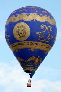 N77UM hot air balloon, added to the archive 7 September 2026. Photograph by G Bann
