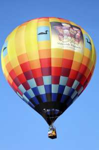 N989JE hot air balloon, added to the archive 7 September 2026. Photograph by G Bann