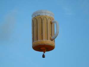 OK-1065 hot air balloon. Photograph by G Bann