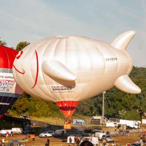 OK-1209 hot air balloon. Photograph by Dave
