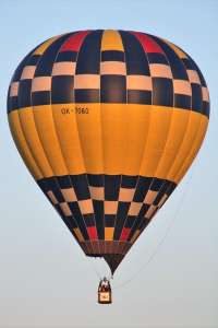 OK-7060 hot air balloon. Photograph by G Bann