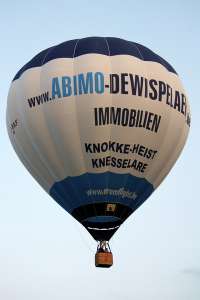 OO-BAF hot air balloon. Photograph by G Bann