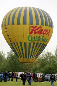 OO-BAX hot air balloon. Photograph by G Bann