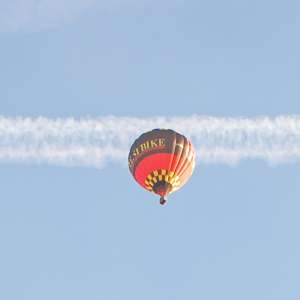 OO-BEG hot air balloon. Photograph by Dave