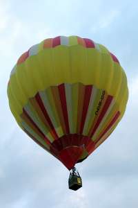 OO-BGC hot air balloon. Photograph by G Bann