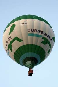 OO-BGE hot air balloon. Photograph by G Bann