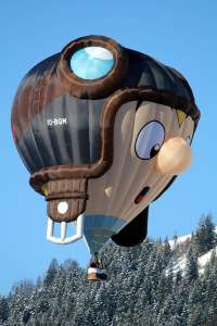 OO-BGM hot air balloon. Photograph by G Bann